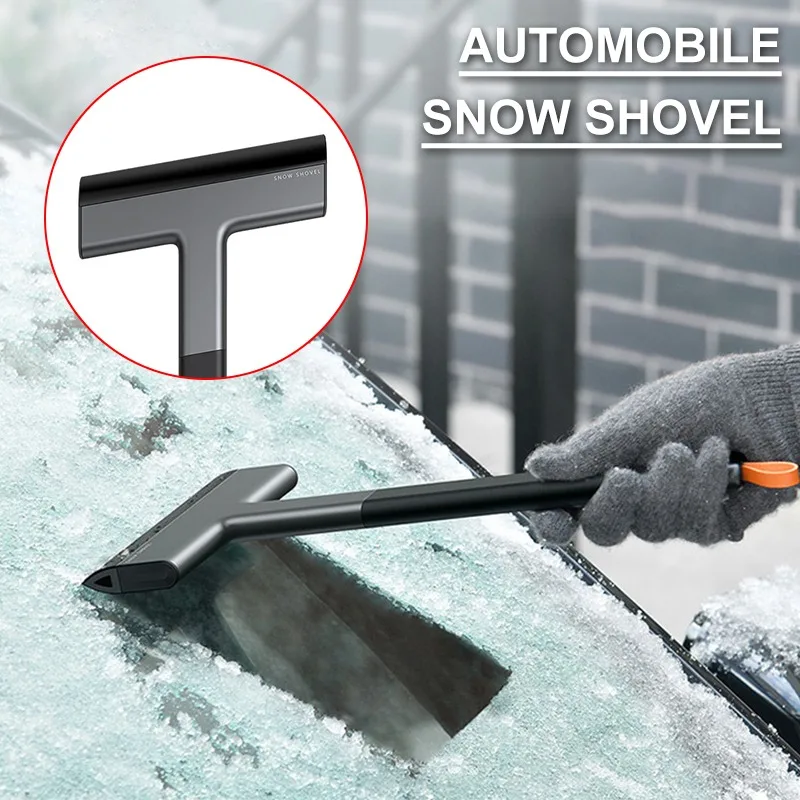 

Car Ice Scraper Snow Removal Windshield Window Glass Snow Cleaning Scraping Brush TPU Winter Auto Ice Breaker Clean Snow Shovel