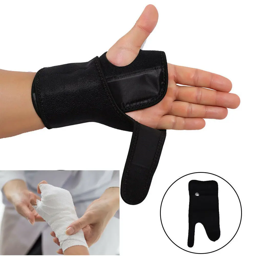 Wrist Hand Brace Support Carpal Tunnel Splint Arthritis Sprain Stabilizer Straps Wristband with Steel Sports Wrap Protector | Спорт и
