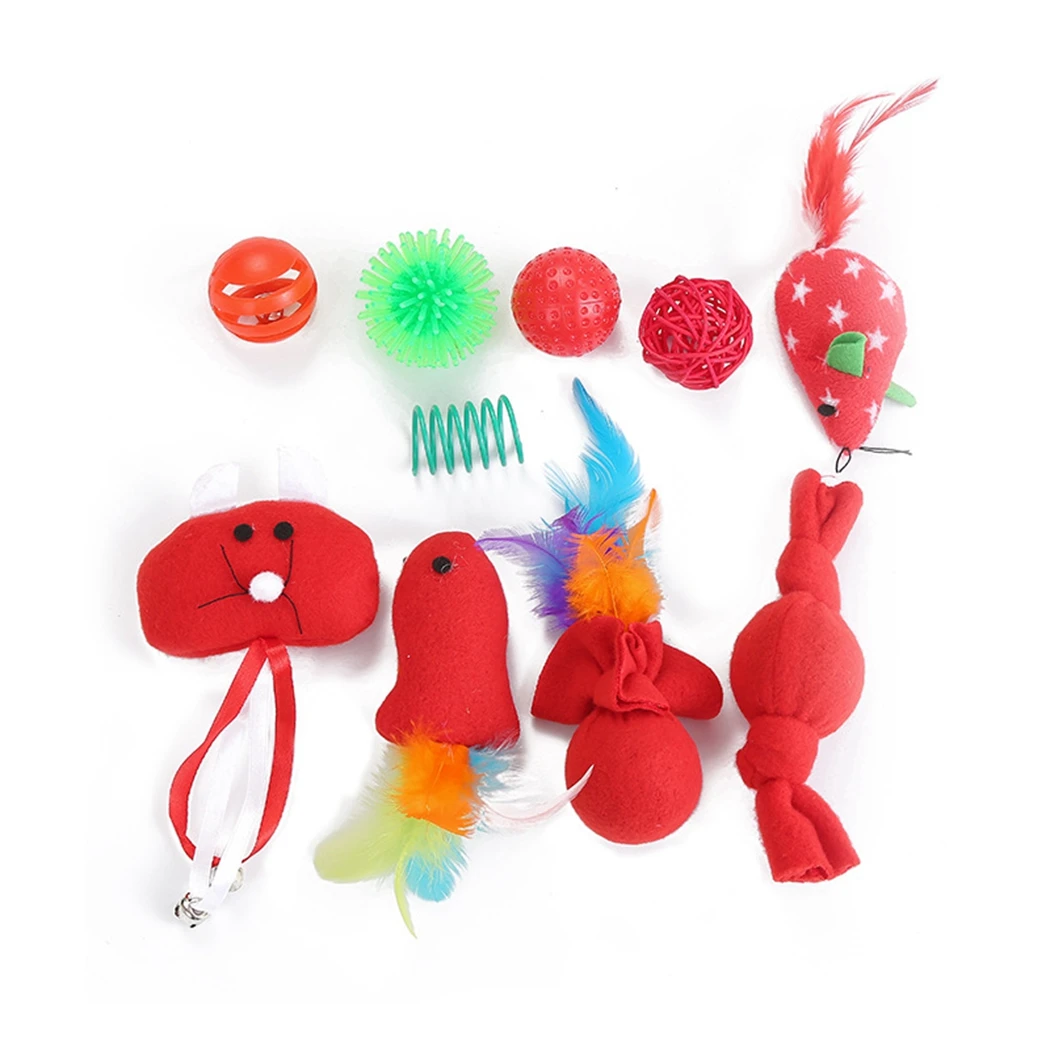 10 шт./компл. Фотографическая интерактивная игрушка в виде кошачьего мяча|Игрушки