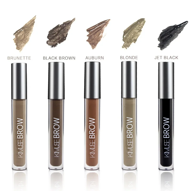 Comestics гель для бровей водостойкий полуперманентный долговечный черный