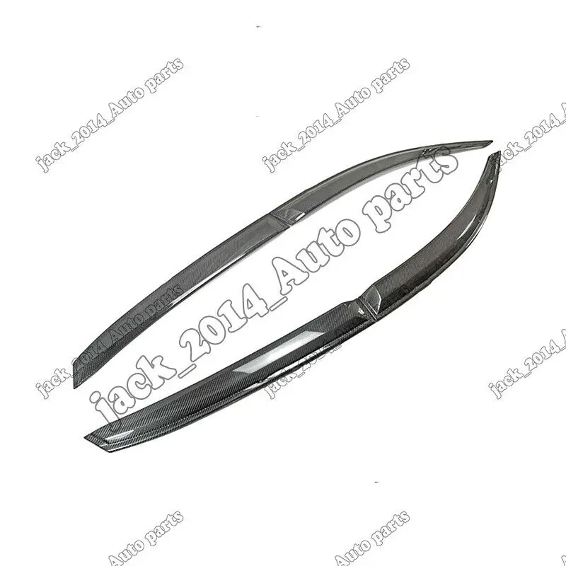 Боковые оконные козырьки обшивка из углеродного волокна для Honda Civic Type R 2016 2017 2018