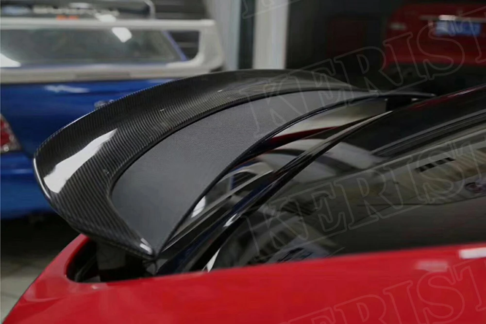 Углеродное волокно модель X задний Грузовик v стиль спойлер загрузки губы