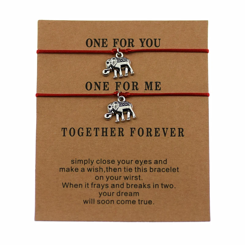 2 шт./компл. винтажные серебряные браслеты ручной работы с подвесками в виде