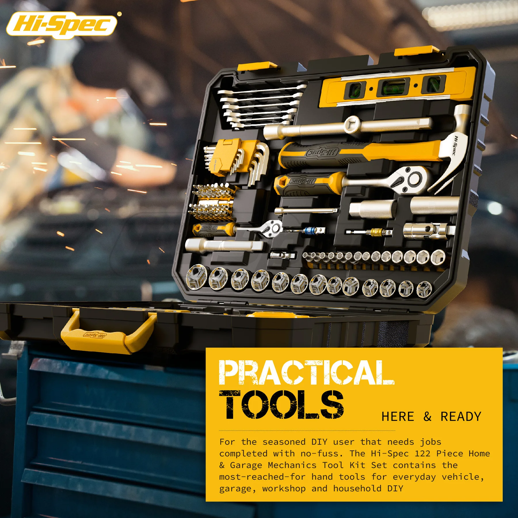 Hi-Spec наборы ручных инструментов Инструменты для ремонта автомобиля