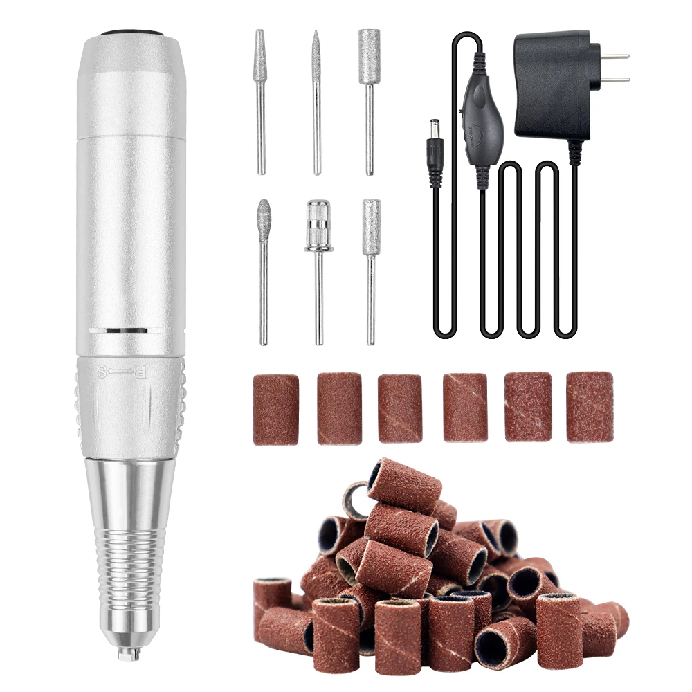 

Professional Electric Nail Drill Machine 35000RPM/25000RPM Manicure Pedicure Sanding Polisher Nail Art Pen Electric Mill Cutter