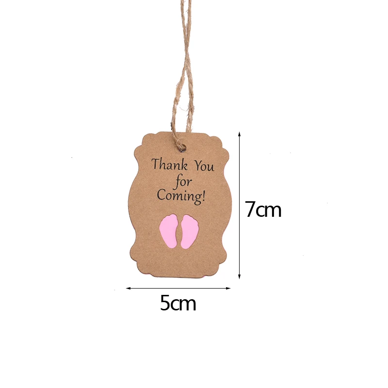 50 шт./компл. Baby Shower Декор подарок бирки этикетки с Детские средства ухода за кожей
