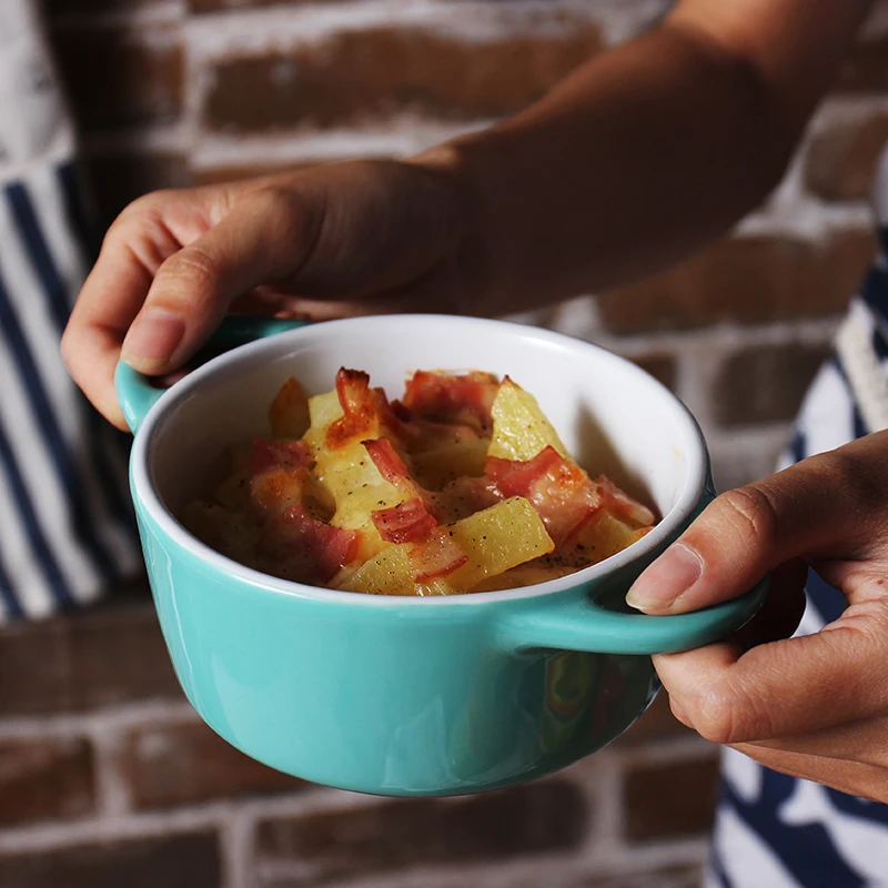 Керамический бинауральный круглый горшок в японском стиле керамическая миска
