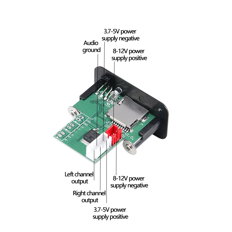 Мини MP3 аудио декодер плата 5 в 12 В без потерь декодирование USB плеер модуль
