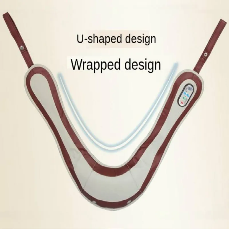 

Electric Neck Massager U Shape Shiatsu Shoulder Massage Tool Conductive Heat Pack Massage Machine Body Health Care Relaxation