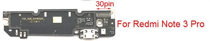 Note 3 Pro 30pin Для Xiaomi Redmi Note 3 Pro Micro USB разъем для зарядки док-станция печатная плата гибкий кабель для Redmi Note 3 Pro SE 152 мм - Цвет: Note 3 Pro 30pin