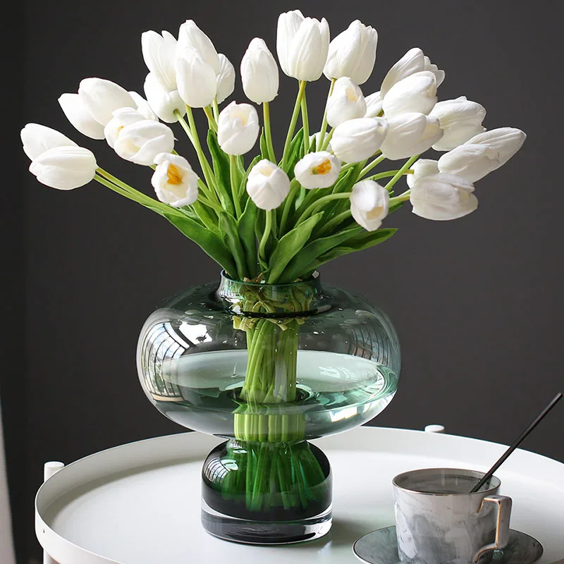 

Vase Home Decor Glass Vase For Living Room Decor Pot Decoration Maison Decoracion Salon Flower Pot Transparent Vases