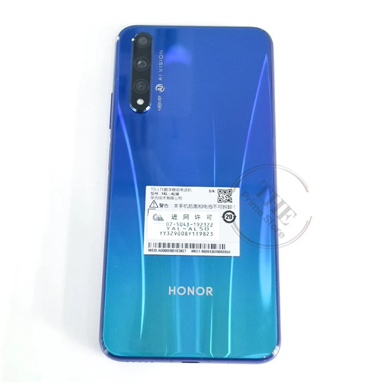 Honor 20s 6,2" полный экран 6x зум смартфон 6 ГБ 8 ГБ 128 Гб Поддержка Google Global rom 2340x1080P 48MP 32 Мп задняя 3 камеры