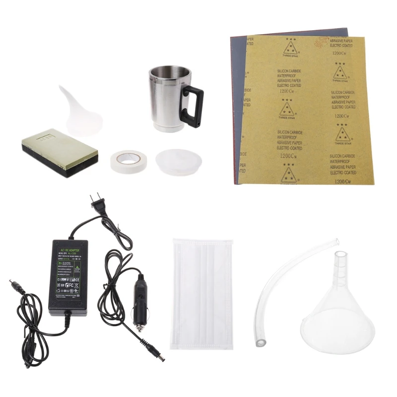 

Car Headlight Glass Refurbishment Tool Kit Hydrophobic Coating Scratch Repair 1XCF