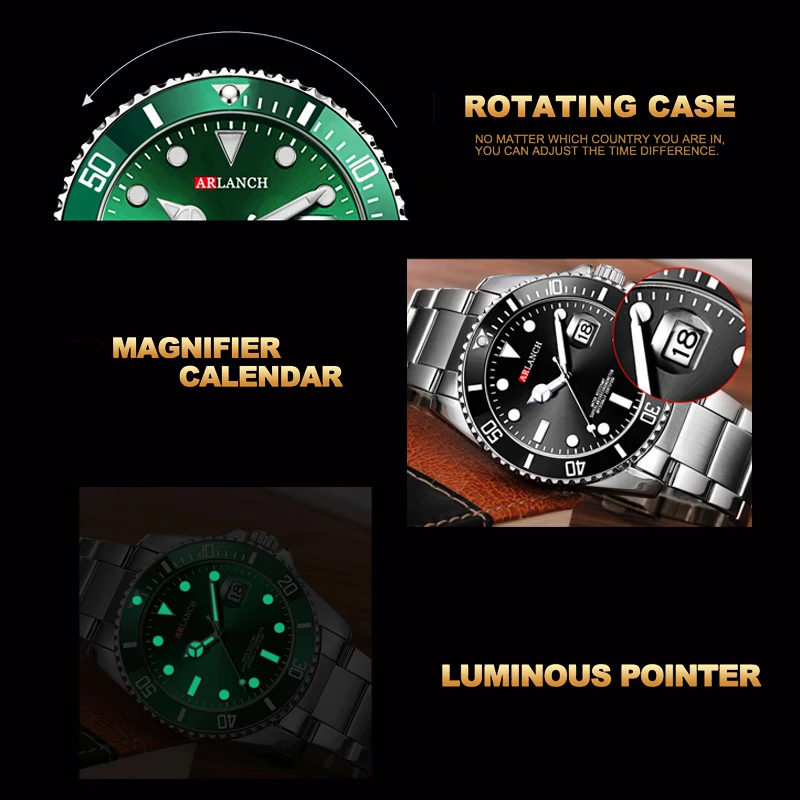 Новинка 2020 модные мужские часы с календарем роскошные брендовые наручные