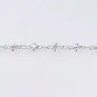 10 мрулон спаянный крест ручной работы 304 нержавеющая сталь звенья цепи для изготовления ювелирных изделий DIY браслет ожерелье аксессуары