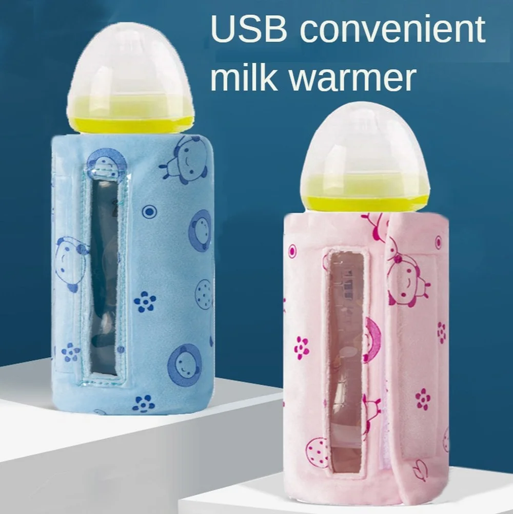 

Bottle Warmer Milk USB Portable Travel Warming Cover Heater Infant Feeding Insulation Food Bag Storage Baby Bottle Holder
