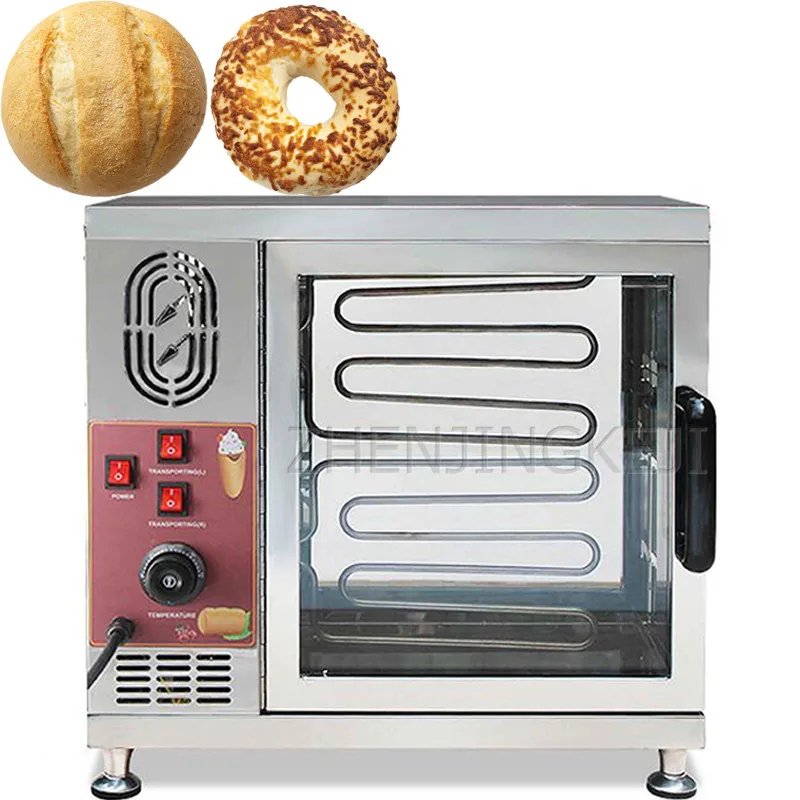 

220V Commercial Toaster Machine Stainless Steel Ice Cream Machine Cake Roll Bread Oven Beverage Shop Tea Restaurant Equipment