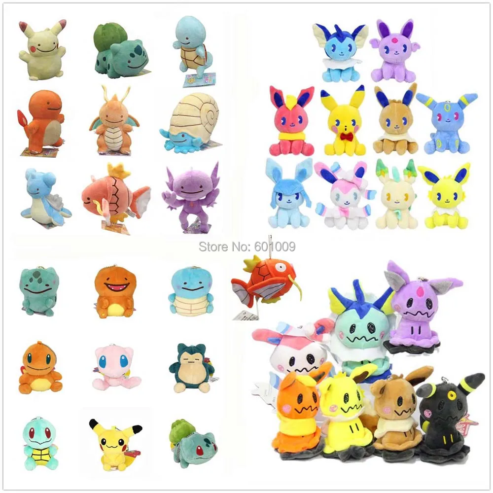 Ditto Metamon Snorlax Lapras зеркаon Flareon Magikarp Sylveon Umbreon mimikyu плюшевая игрушка ZYTJ|Мягкие игрушки