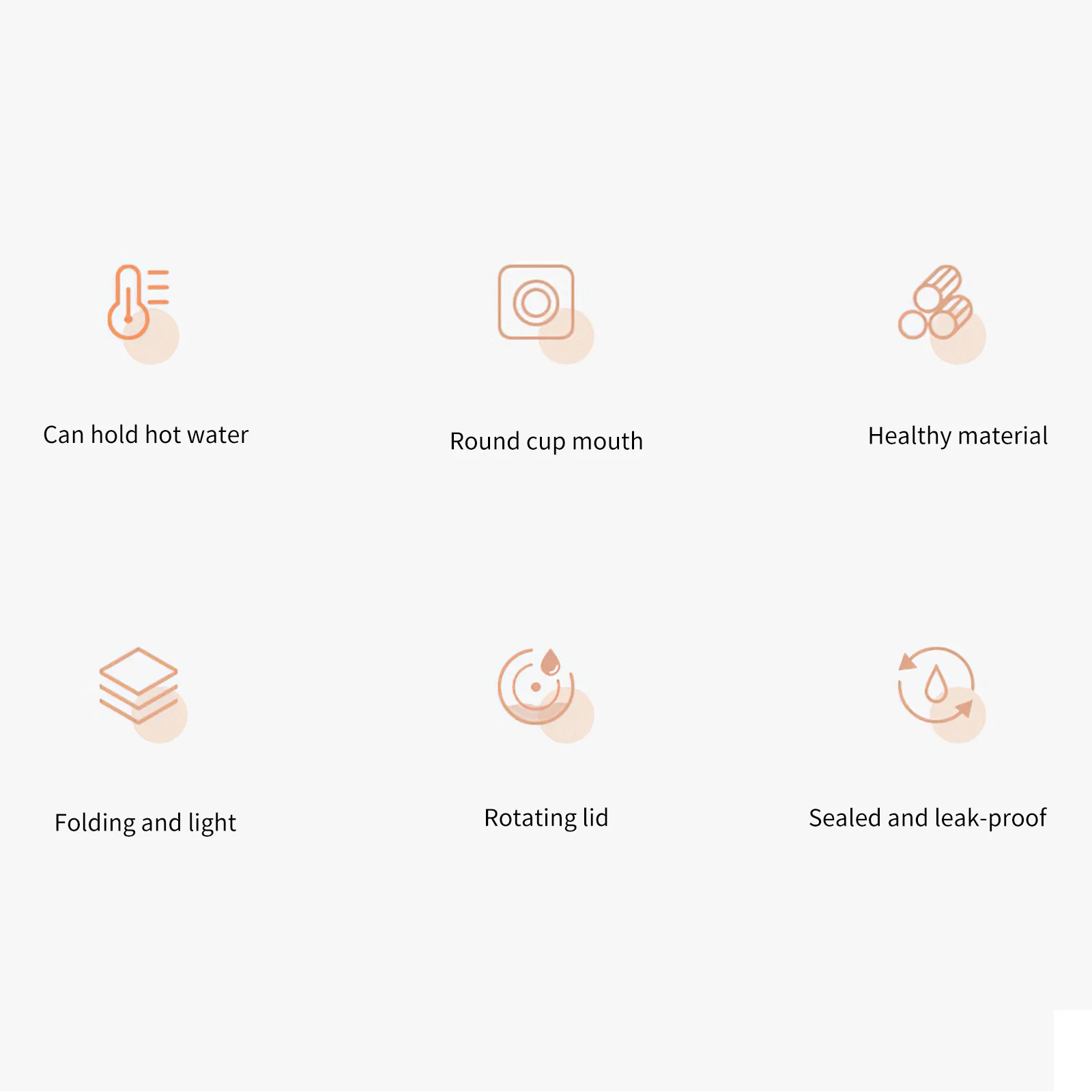 

Ultra-thin Silicone Folding Cup + Dstproof Cover Outdoor Coffee Cups Children Available Travel Telescopic Sport Water Cup