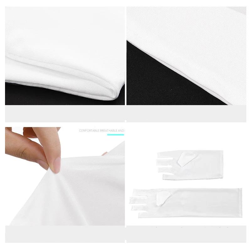 1 пара перчаток для защиты от УФ-излучения перчатки дизайна ногтей гель УФ-лампы