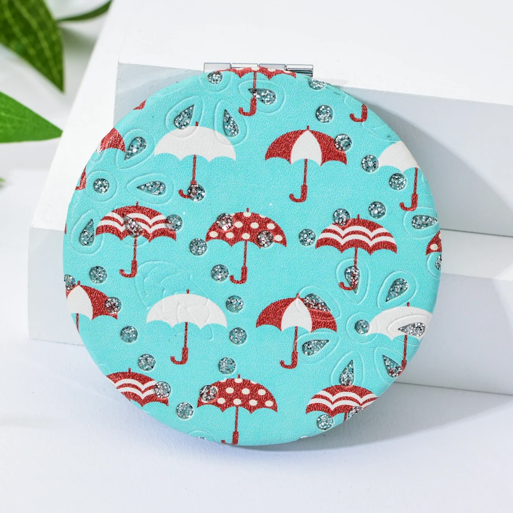 Новый дизайн модный косметический инструмент двухсторонние зеркала для макияжа