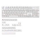 Белые клавиши PBT 135, колпачки для механической клавиатуры GK61 K70 G710