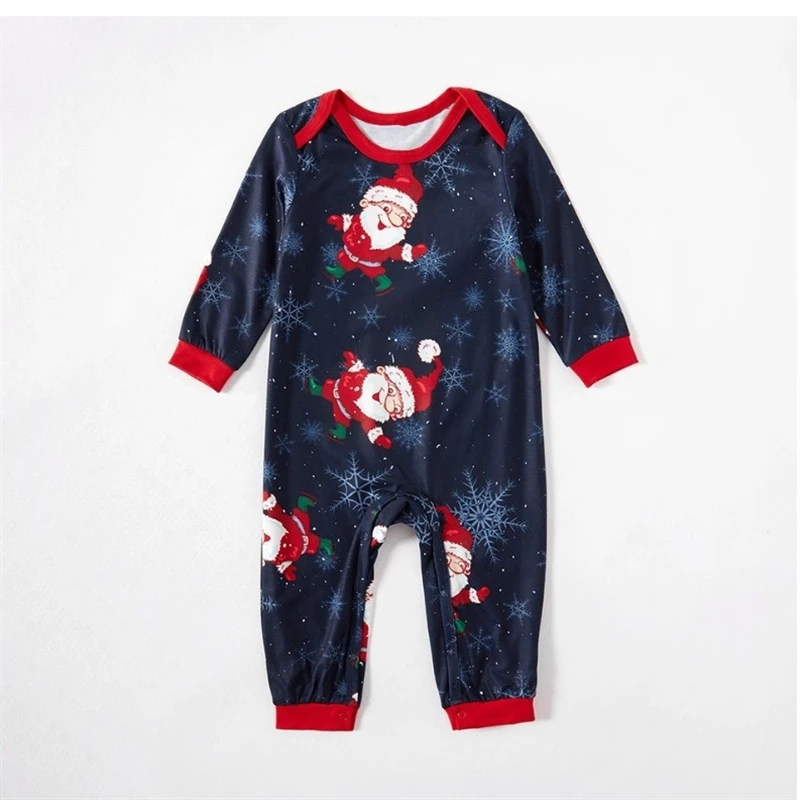 

European and American Christmas Parent-Child Family Set Home Christmas Pajamas Two-Piece Set