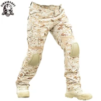 sinairsoft tactical pants military camouflage hunting clothes with knee pads outdoor hiking camping army fleece trousers