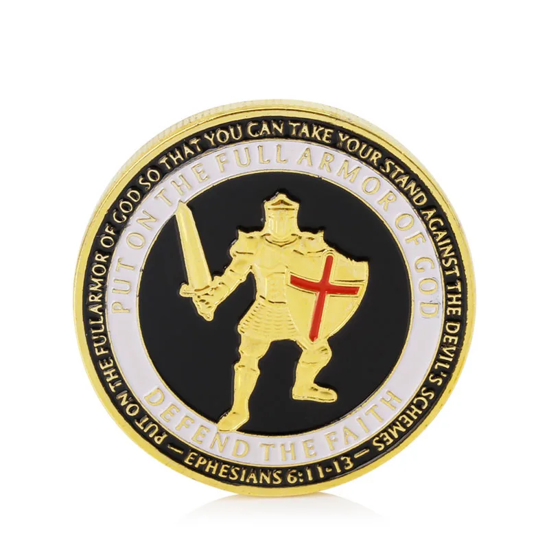 Позолоченная монета Department of Defense / Armor God подарок|Безвалютные монеты| |