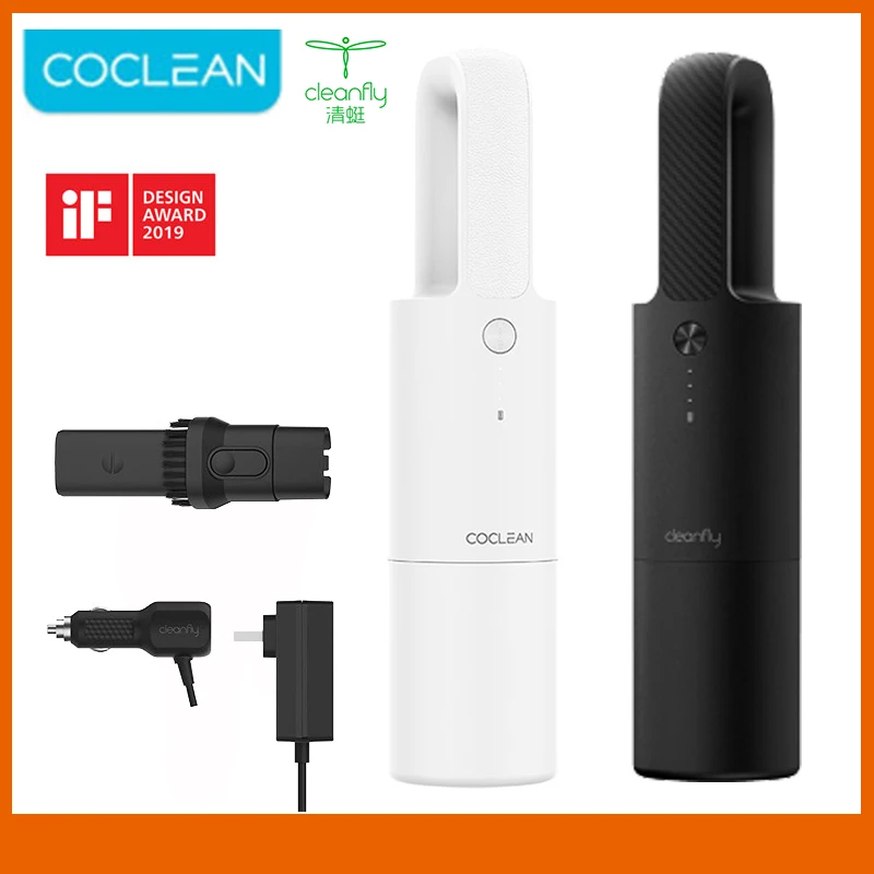 Портативный Автомобильный Ручной пылесос Cleanfly Coclean для дома беспроводной мини