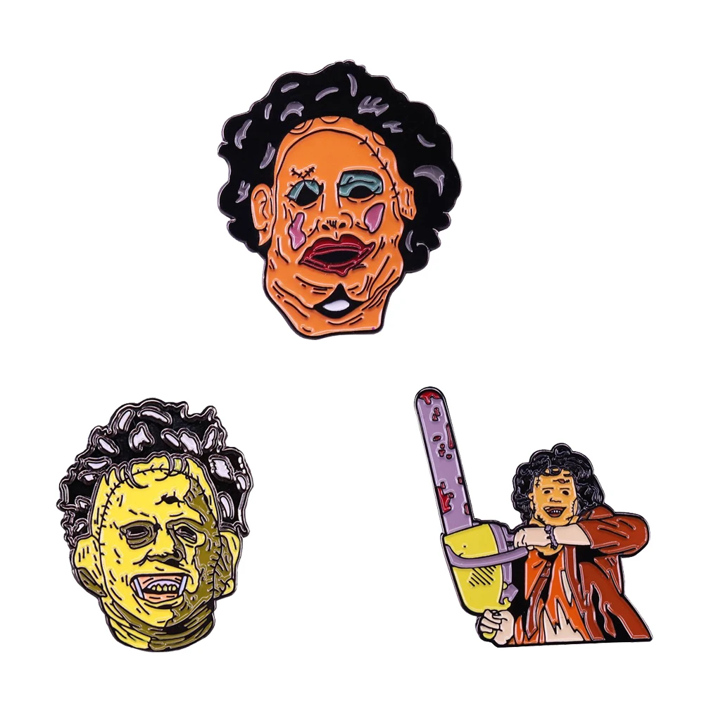 Классическая эмалированная штифта для кожевенного лица из Техаса цепная пила