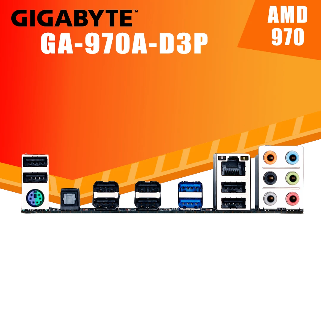 Разъем AM3/AM3 + GIGABYTE GA-970A-D3P 970 DDR3 32GB Desktop Placa-MOM FX/Phenom II/Athlon II ATX Use | Компьютеры и офис