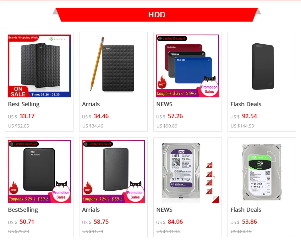 Seagate внешний HDD 1 ТБ 2 ТБ 4 ТБ резервного копирования плюс тонкий USB 3,0 2," Портативный внешний жесткий диск для настольного компьютера ноутбука STDR1000301