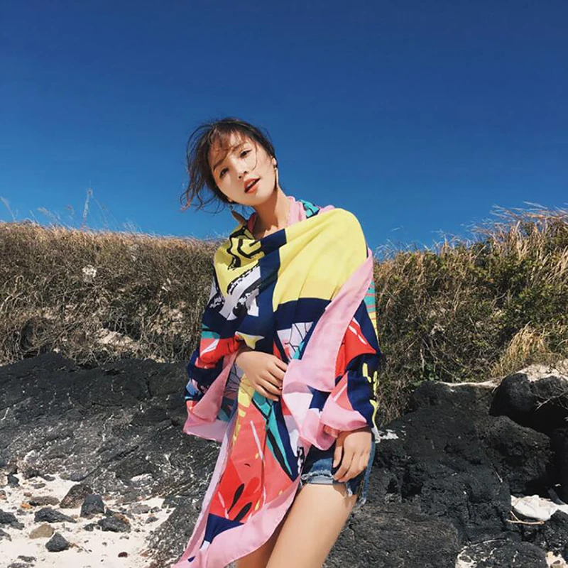 Горячая новинка 2020 женский богемный шарф весна лето шарфы шали и накидки женские