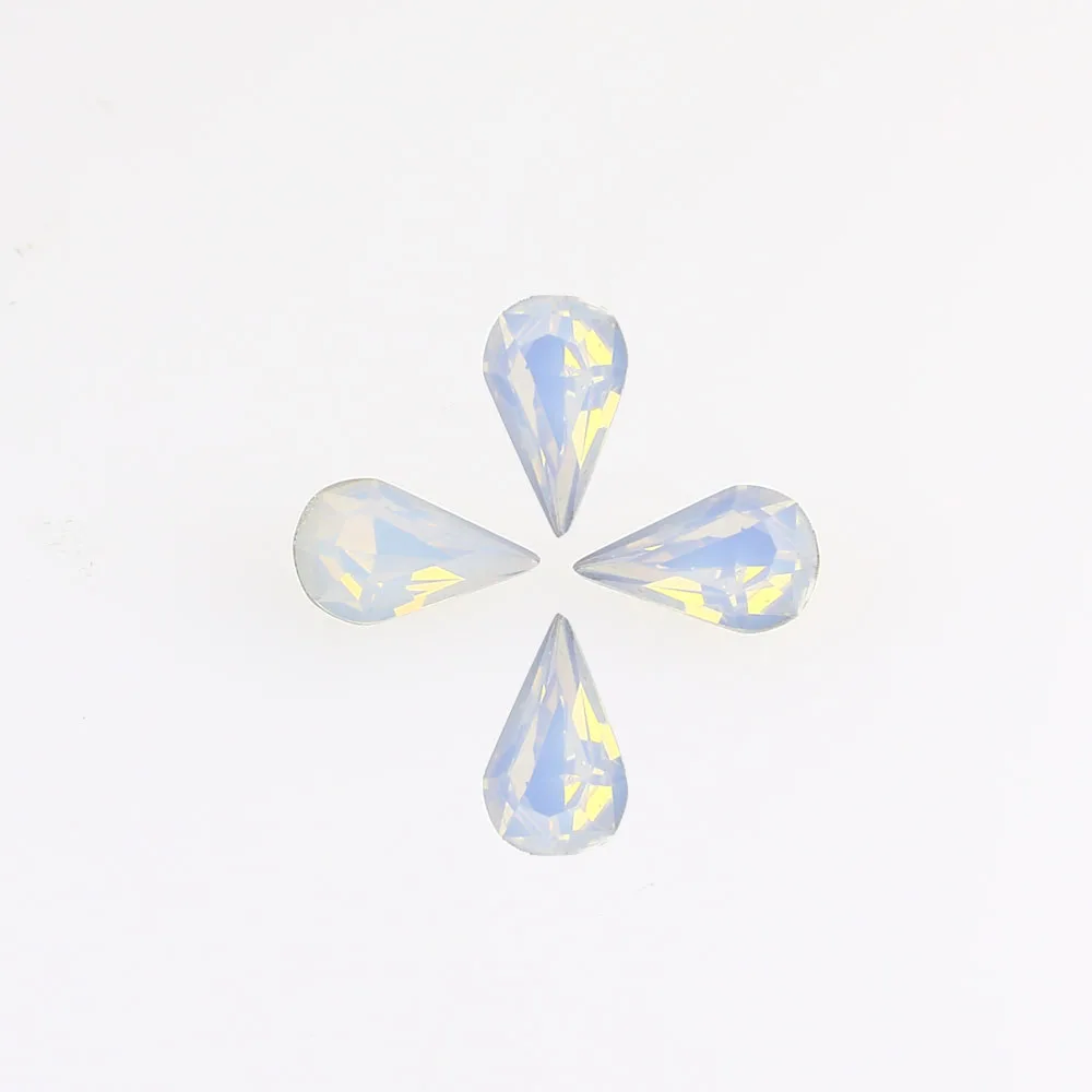 Кристаллические стеклянные каплевидные Стразы K9 блестящие стразы для ногтевого