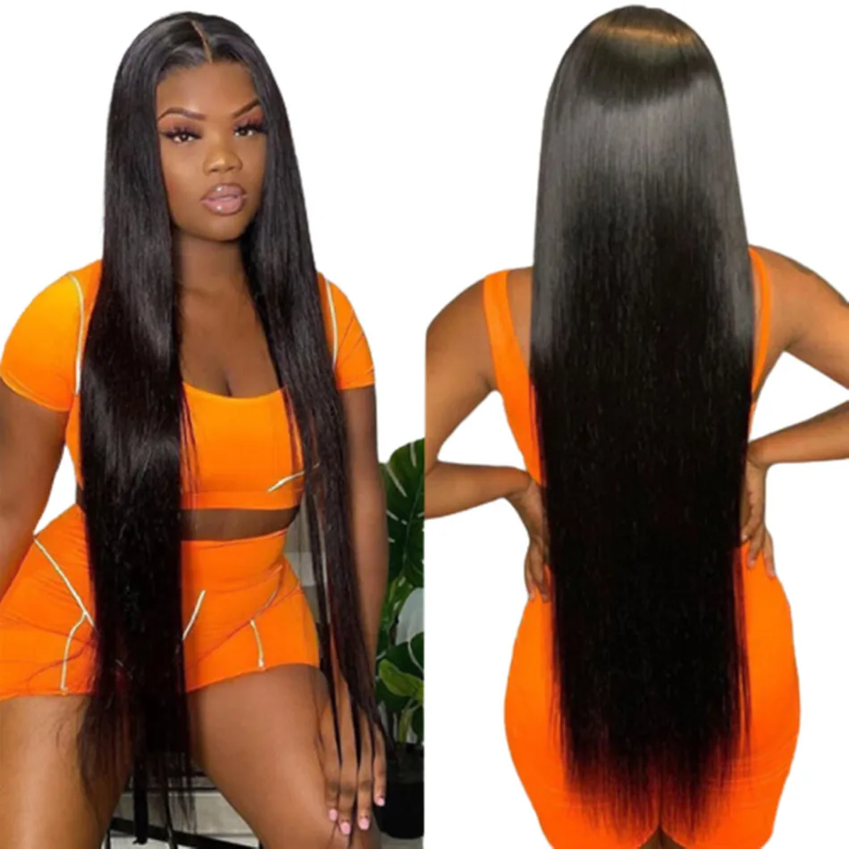 

Парик с прямыми кружевами спереди, парики без клея из человеческих волос для женщин, парик с прозрачными кружевами спереди, парик из человеч...