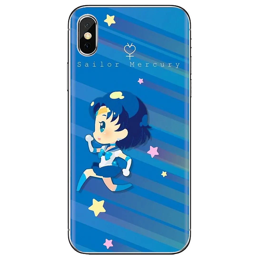 For Huawei Mate 20 30 40 7 8 9 10 Lite Pro P Smart 2018 2019 Plus G7 G8 Soft Shell Case Mercury-Sailor-C-moon-Sailor | Мобильные