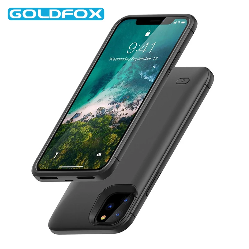 Чехлы с зарядным устройством на 6200 мА · ч для iPhone 11 Pro Max чехол внешним