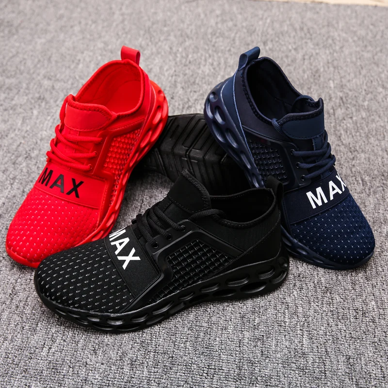 

Mens Mesh Breathable Durable Sport Shoes Males Lightweight Running Shoes Jogging Althetic Lace Up Comfortable Cushioning Sneaker