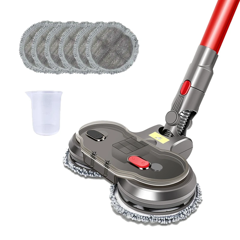 

Electric Wet Dry Mopping Head for Dyson V7 V8 V10 V11 Replaceable Parts with Water Tank Mop Head Mop Pads Water Cup