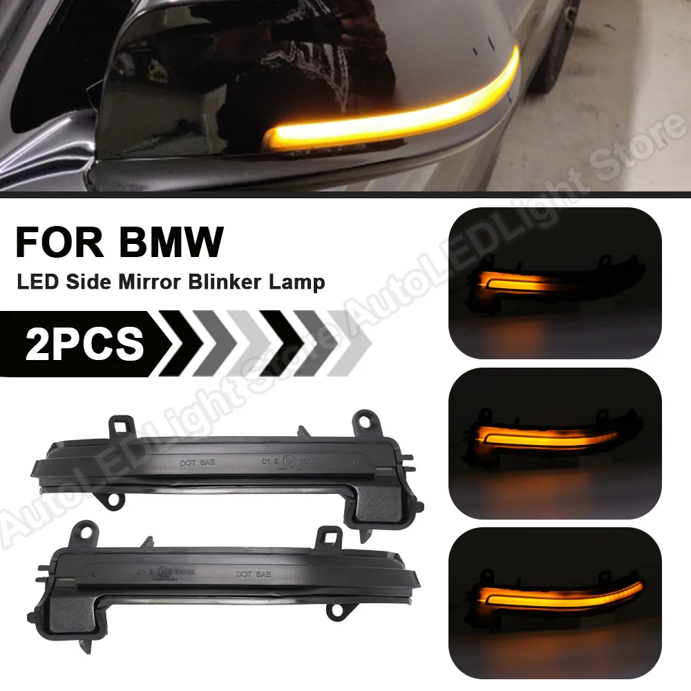 

2Pc For BMW 1 2 3 4Series F20 F21 F22 F87 F23 F30 F31 F34 F33 F32 X1 E84 Flash LED Dynamic Mirror Blinker Light Turn Signal Lamp