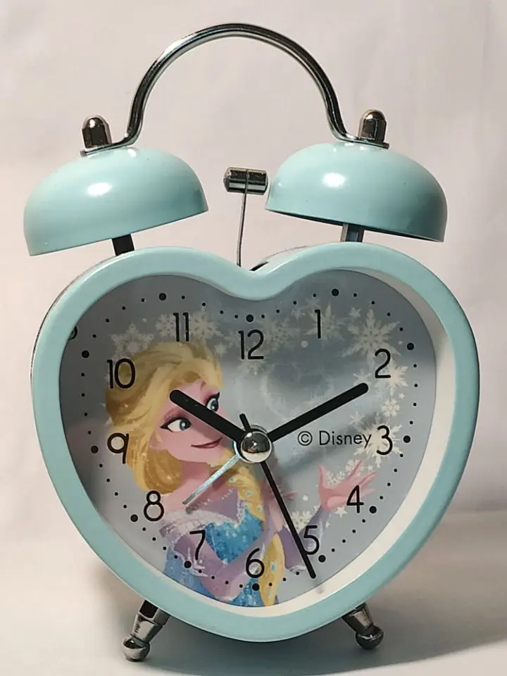Дисней детский будильник замороженные София Микки отключить в форме сердца