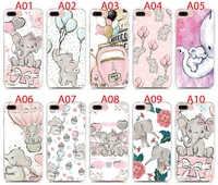 for iphone 13 pro max 13 mini 6 6s plus 5s 5 touch 6 7 case soft tpu cartoon elephant shell phone case mobile phone bag