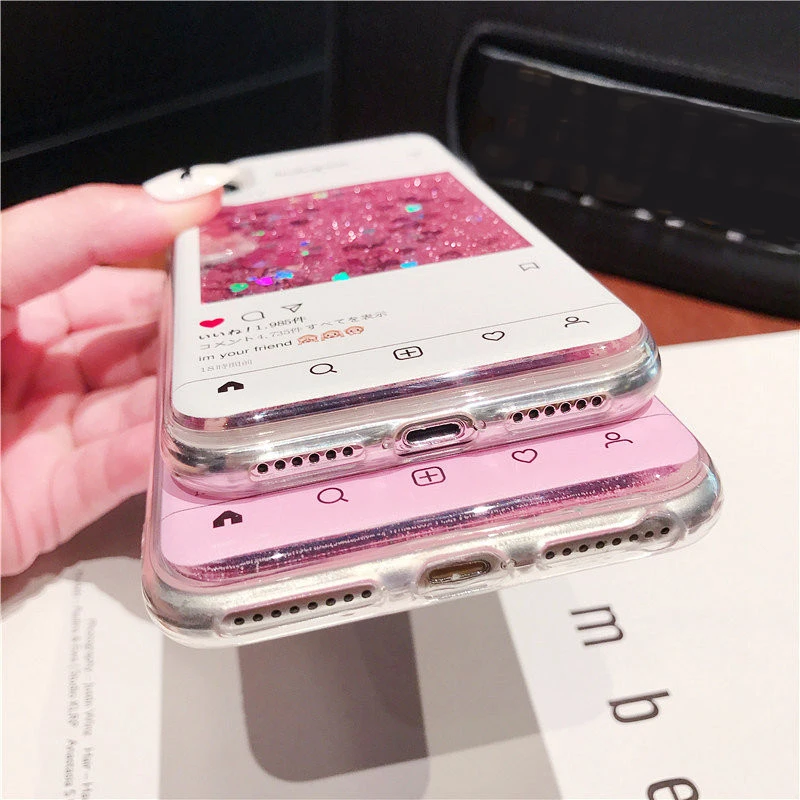 Чехол для samsung s10 s10e s9 s8 plus note 10 9 s7 edge жидкий Блестящий песок чехол воды Etui |
