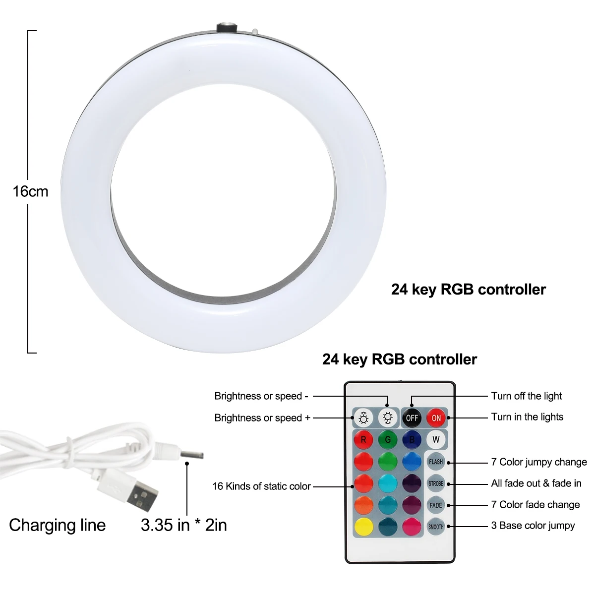 Яркие светодиодные лампы HORNET для кальяна кольцевая лампа Магнитная Адсорбция с