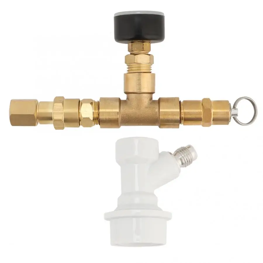 Высококачественный манометр регулятор клапан с разъемом в сборе пивоваренное