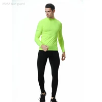 new mens long johns underwear bodybuilding skins compression tights rash guard layer running fitness jogger workout clothing