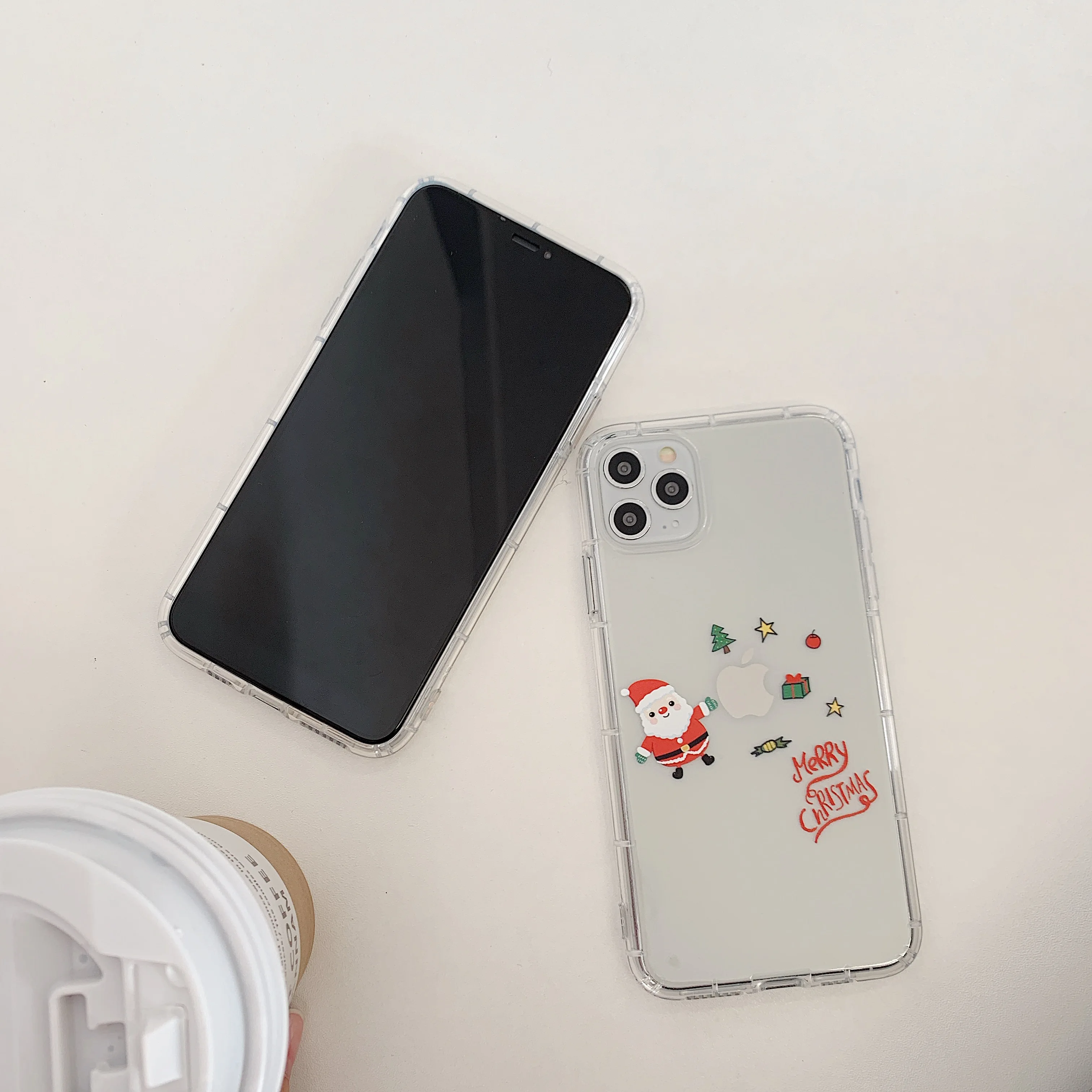 Рождественский чехол для телефона с изображением снеговика iphone 6 S 7 8 Plus X XS 11 Pro MAX XR