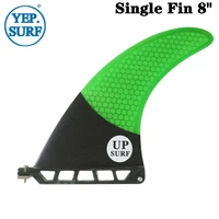 surfboard 8fins single fin upsurf logo central fin fibreglass sup board quilhas fins good quality free shipping