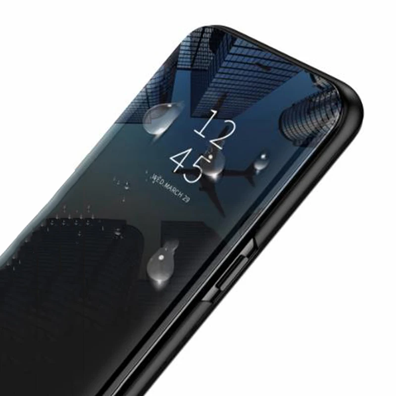 Роскошное умное зеркало флип чехол для samsung Galaxy A70 A40 A30 A8 A6 A7 2018 Note 9 8 10 Крышка S8 S9 S10